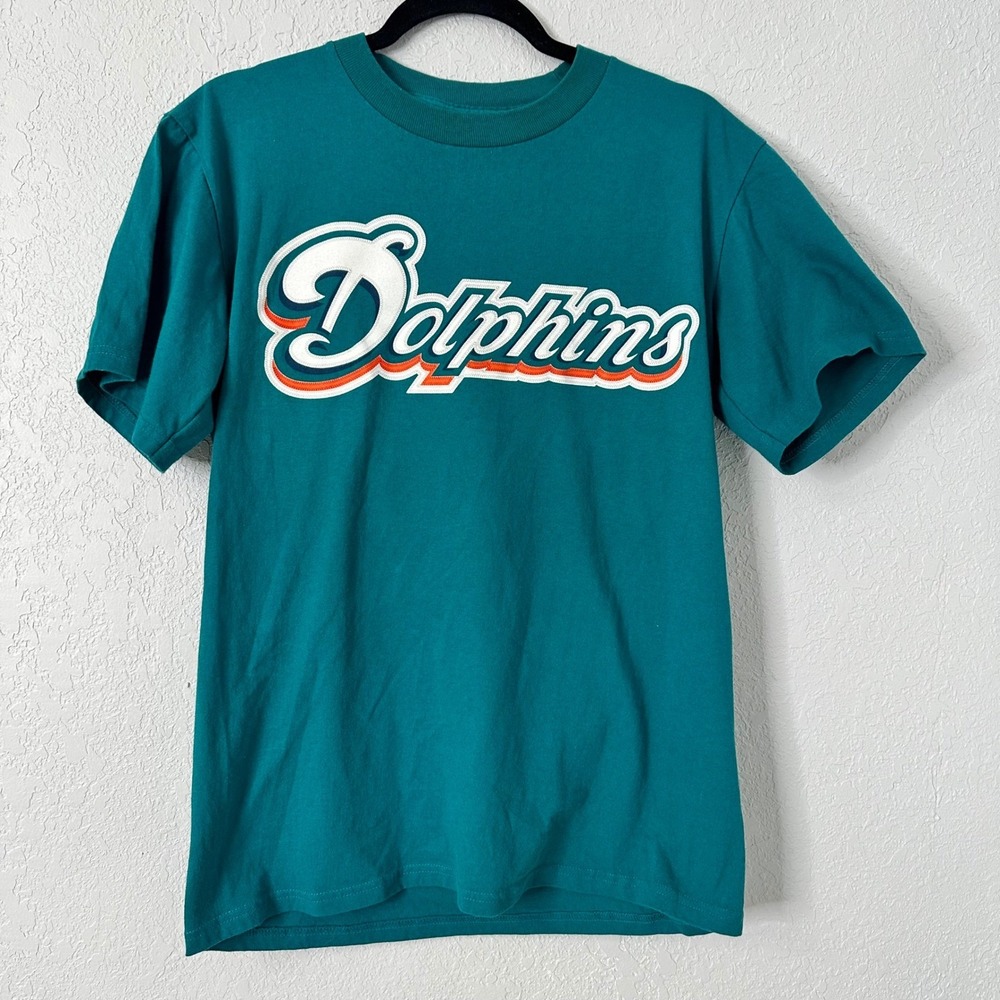 Miami Dolphins NFL Team Apparel Dad #1‎ Football T-Shirt Men's Medium